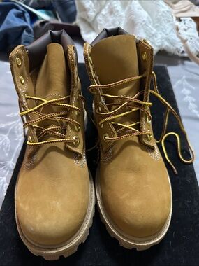 Timberland Kids Wheat Lace-Up Work Boots
